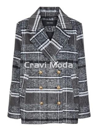 ABRIGO DE CUADROS - Imagen 1