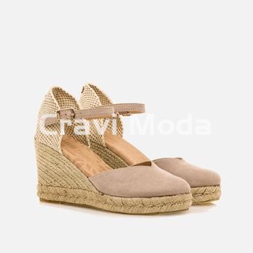 ALPARGATA DE CUÑA BEIS - Imagen 1