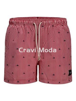 BAÑADOR ROJO BARCOS - Imagen 1