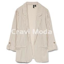 BLAZER DE LINO BEIS DE RALLAS - Imagen 1