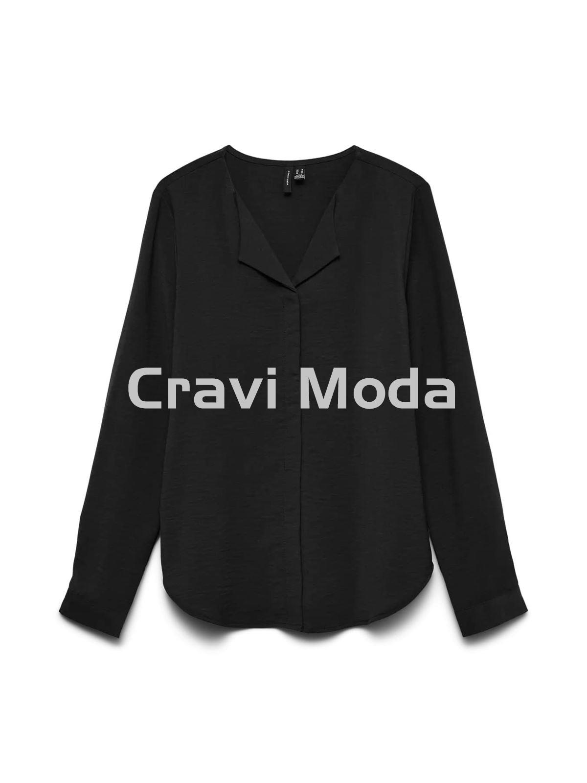 BLUSA BASICA NEGRA - Imagen 1