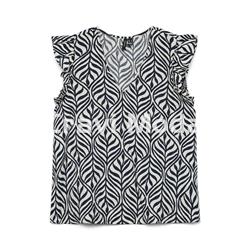 BLUSA ESTAMPADA AZUL MARINO - Imagen 1