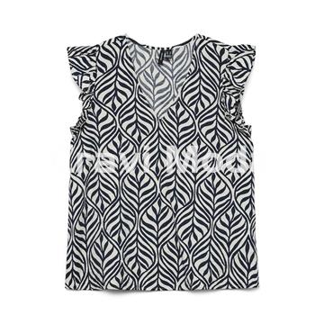 BLUSA ESTAMPADA AZUL MARINO - Imagen 1