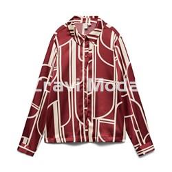 BLUSA ESTAMPADO GEOMETRICO - Imagen 1