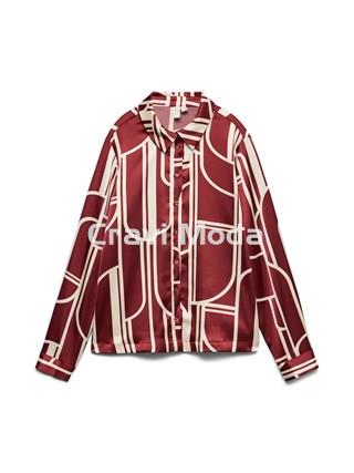 BLUSA ESTAMPADO GEOMETRICO - Imagen 1