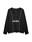BLUSA NEGRA CON VOLANTES - Imagen 1