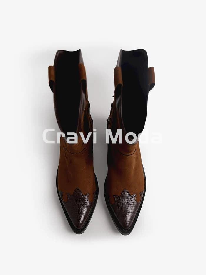 BOTA COWBOY MARRON - Imagen 3