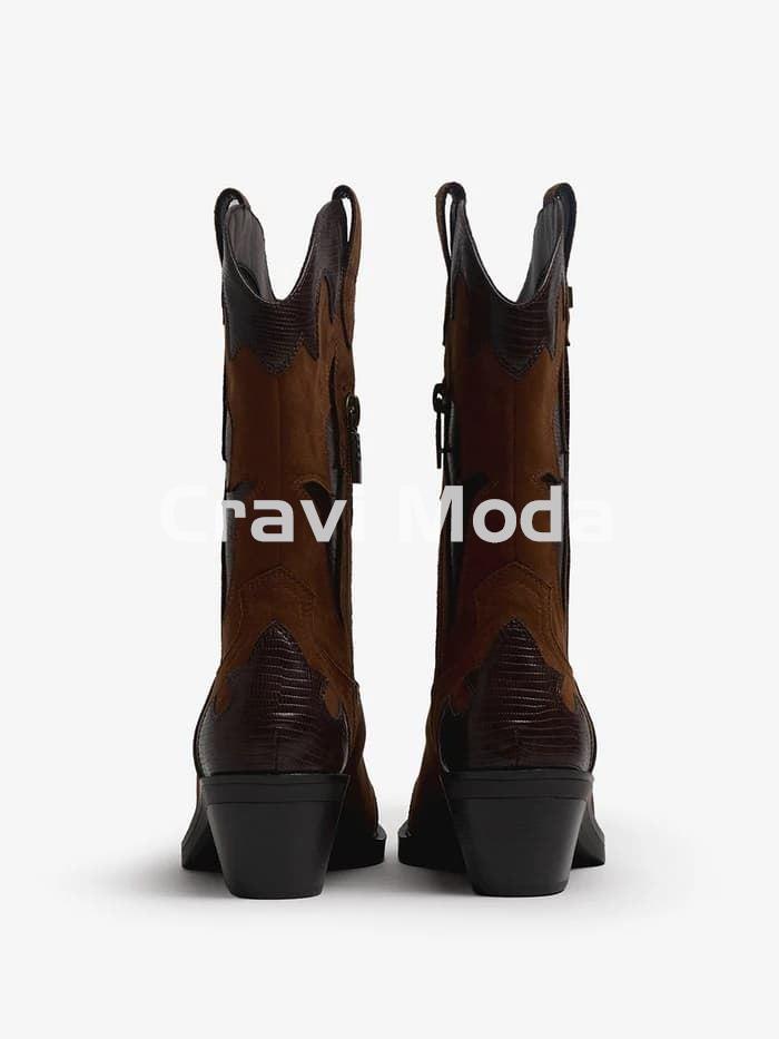 BOTA COWBOY MARRON - Imagen 4