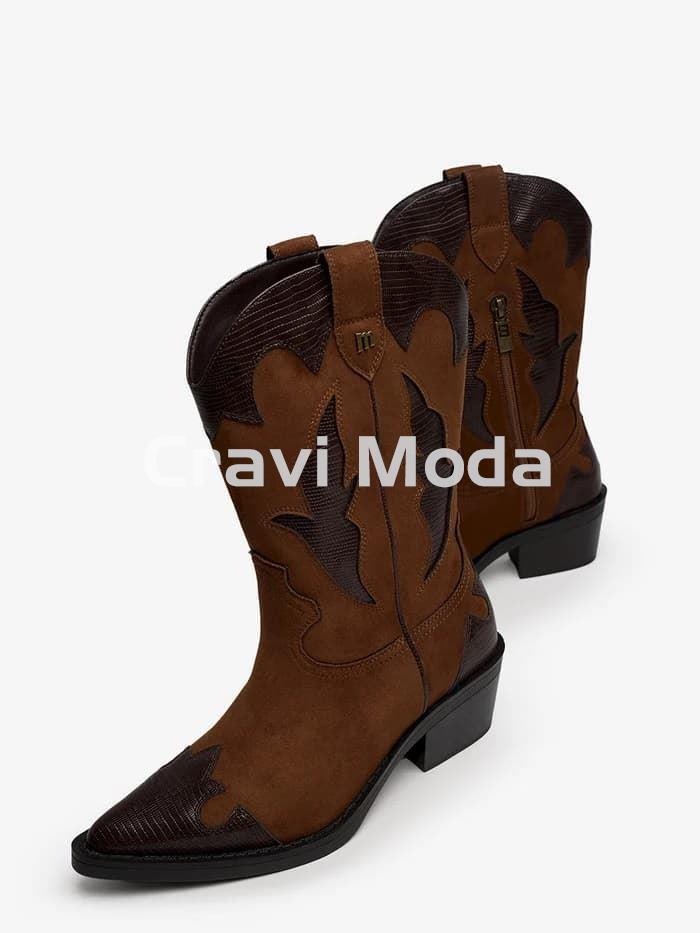 BOTA COWBOY MARRON - Imagen 5