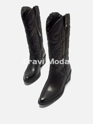 BOTA COWBOY NEGRA - Imagen 1