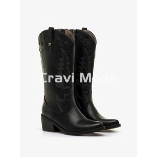 BOTA COWBOY NEGRA - Imagen 1