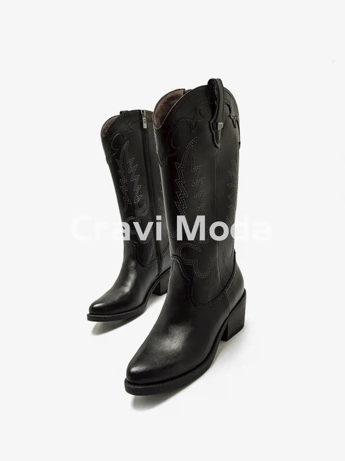 BOTA COWBOY NEGRA - Imagen 5