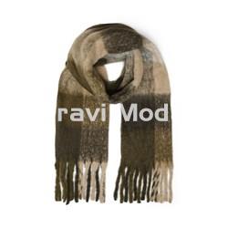 BUFANDA DE CUADROS VERDE - Imagen 1