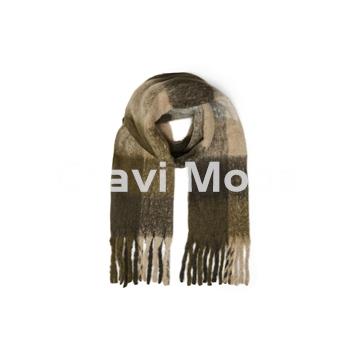 BUFANDA DE CUADROS VERDE - Imagen 1