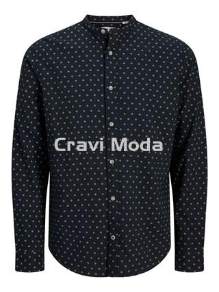 CAMISA AZUL MARINO CUELLO MAO - Imagen 1