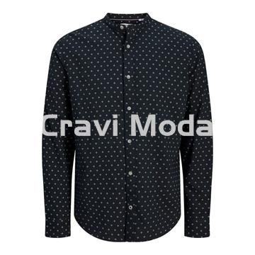 CAMISA AZUL MARINO CUELLO MAO - Imagen 1