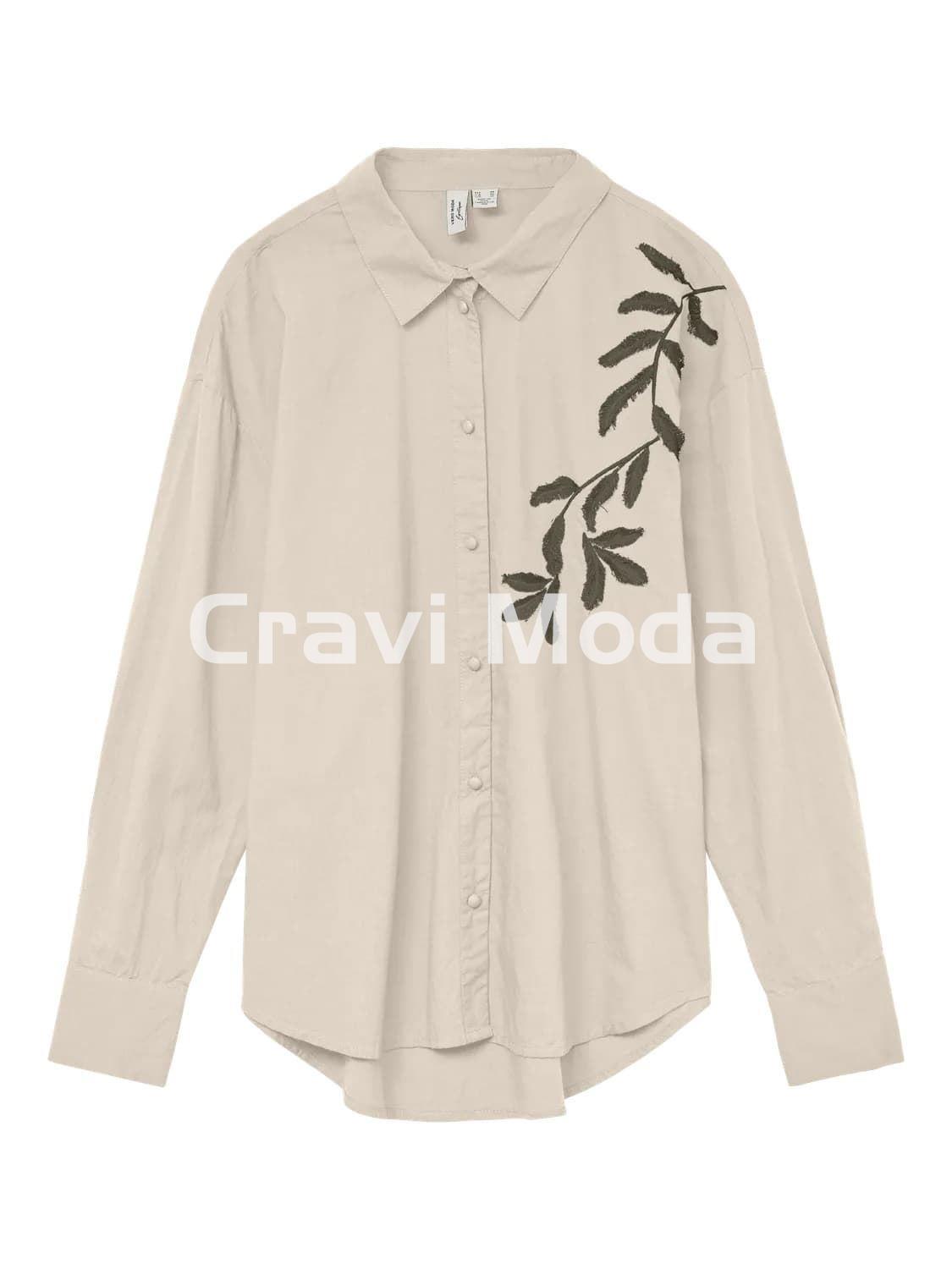 CAMISA BEIS HOJAS EN VERDE - Imagen 1
