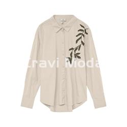 CAMISA BEIS HOJAS EN VERDE - Imagen 1