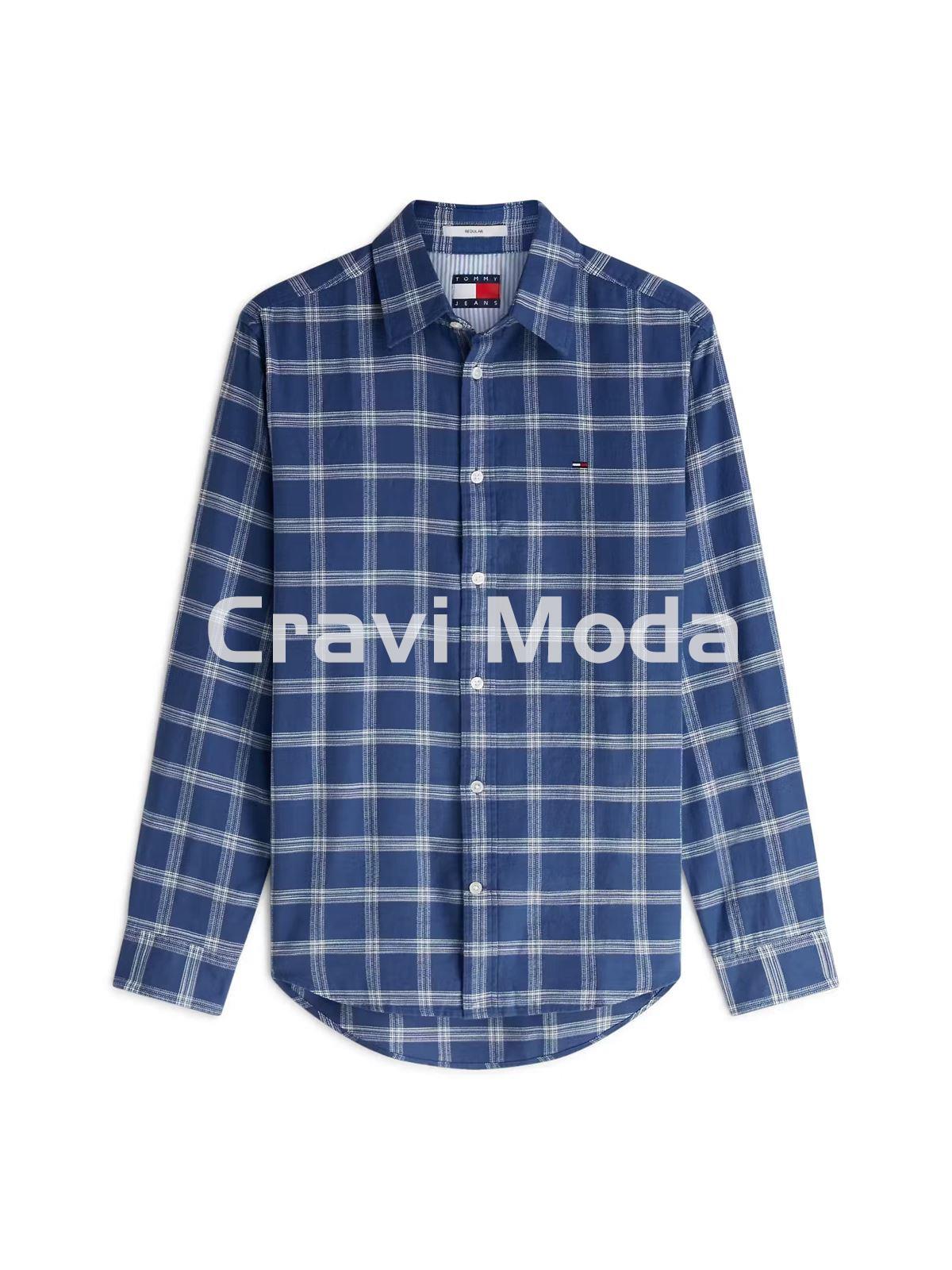 CAMISA DE CUADROS AZUL - Imagen 1