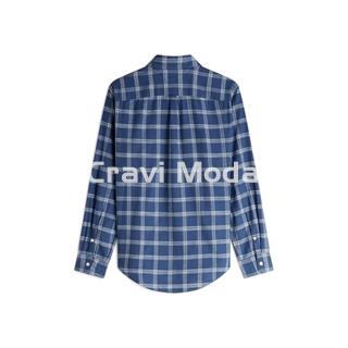 CAMISA DE CUADROS AZUL - Imagen 2