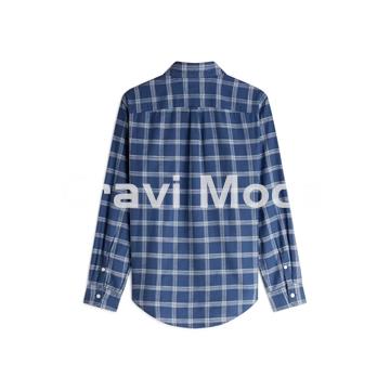 CAMISA DE CUADROS AZUL - Imagen 2