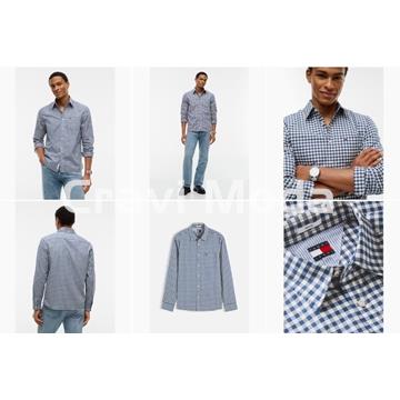 CAMISA DE CUADROS AZUL - Imagen 1