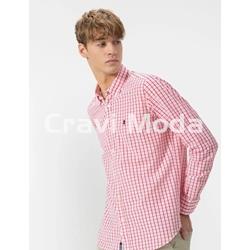 CAMISA DE CUADROS ROSA - Imagen 1