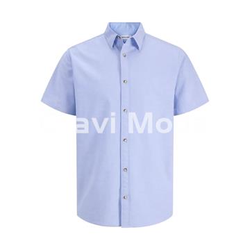 CAMISA DE MANGA CORTA AZUL - Imagen 1