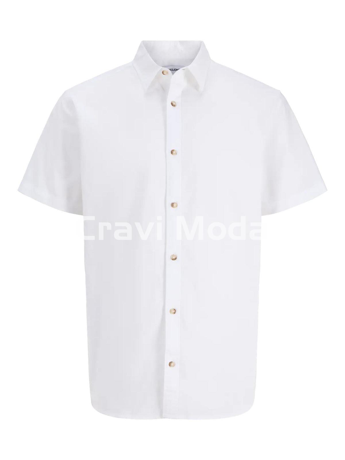 CAMISA DE MANGA CORTA BLANCA - Imagen 1