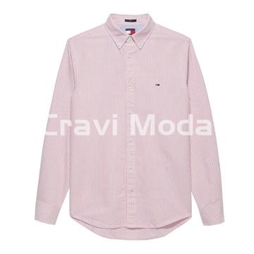 CAMISA DE RALLAS ROSA - Imagen 1