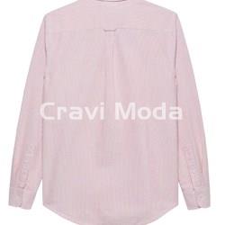 CAMISA DE RALLAS ROSA - Imagen 2