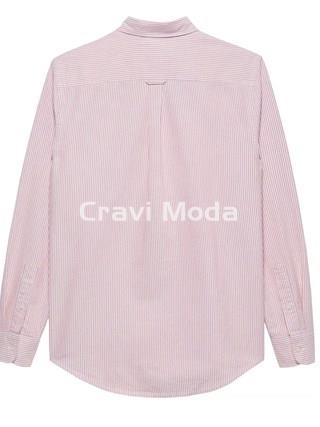 CAMISA DE RALLAS ROSA - Imagen 2