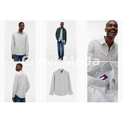 CAMISA DE RALLAS VERDE - Imagen 1