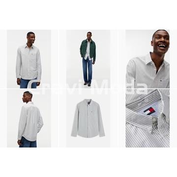 CAMISA DE RALLAS VERDE - Imagen 1