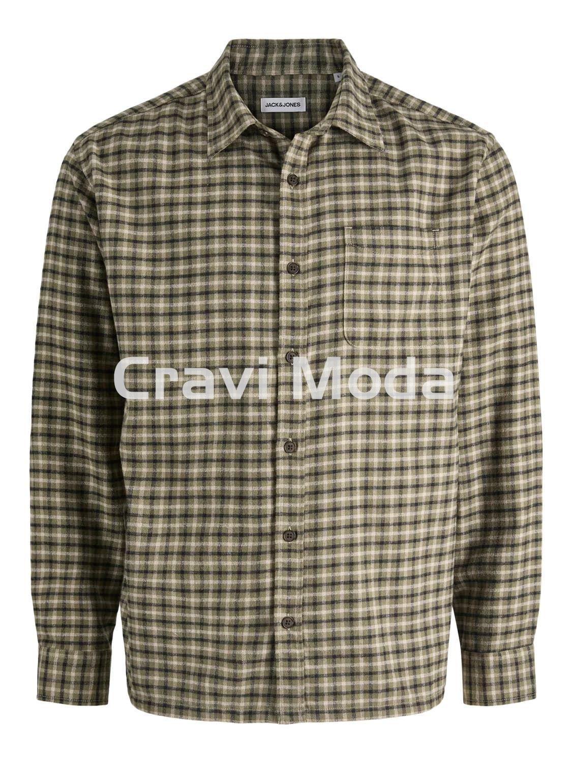 CAMISA FELPADA VERDE - Imagen 1
