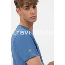 CAMISETA AZUL EL MAR TODO LO-CURA - Imagen 2