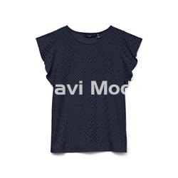 CAMISETA AZUL MARINO CALADA - Imagen 1