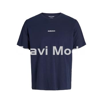 CAMISETA AZUL MARINO DIBUJO EN LA ESPALDA - Imagen 1