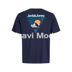 CAMISETA AZUL MARINO DIBUJO EN LA ESPALDA - Imagen 2