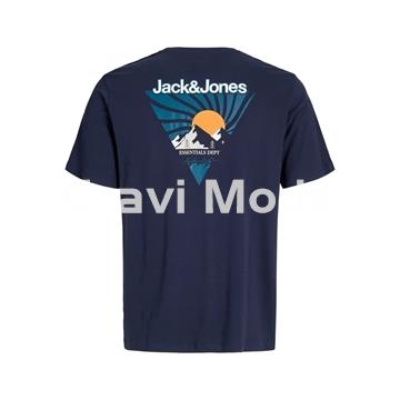 CAMISETA AZUL MARINO DIBUJO EN LA ESPALDA - Imagen 2