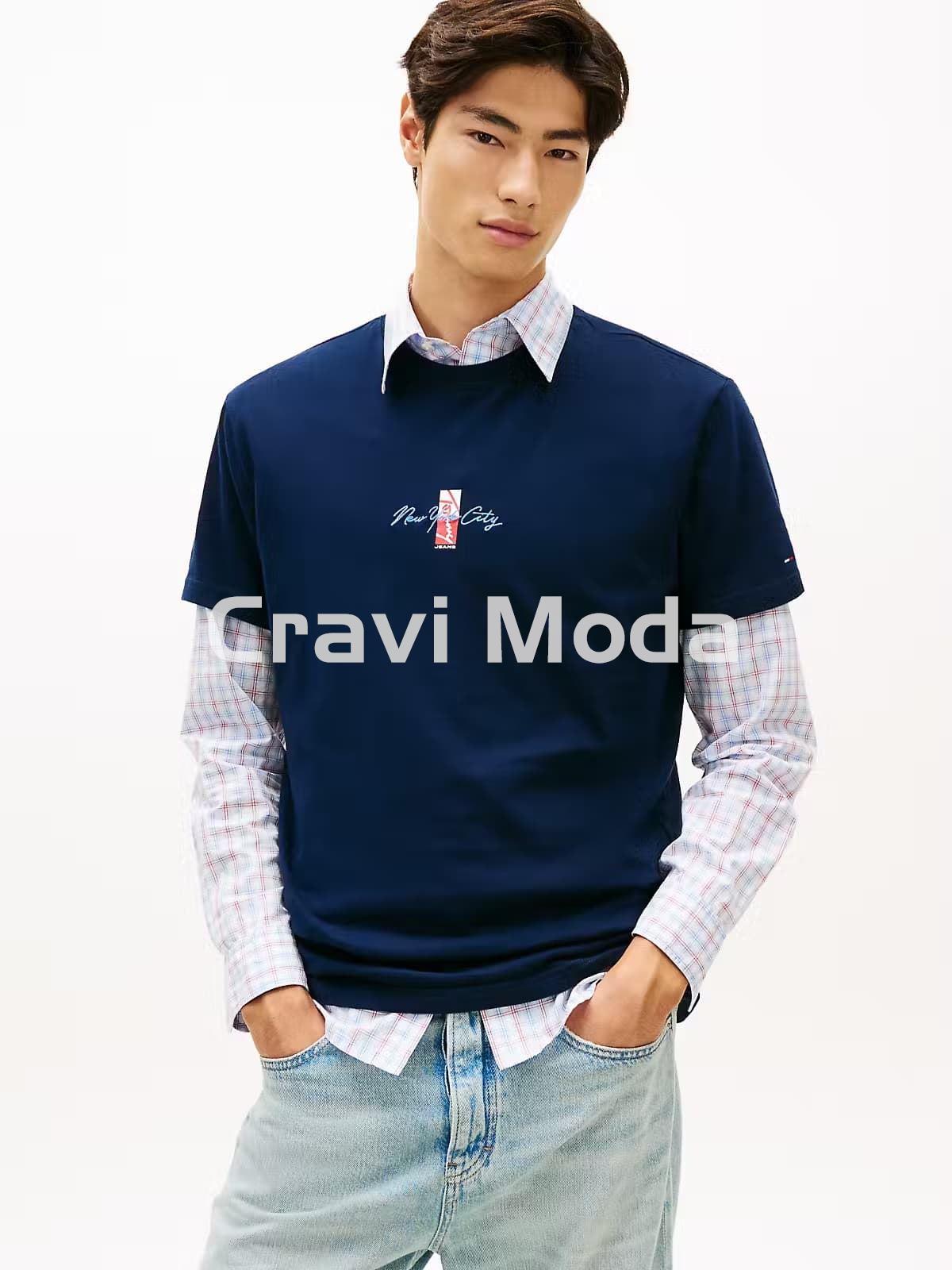 CAMISETA AZUL MARINO - Imagen 1