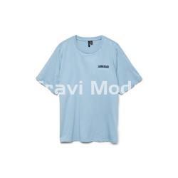 CAMISETA AZUL OVERSIZE - Imagen 1