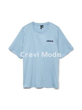 CAMISETA AZUL OVERSIZE - Imagen 1