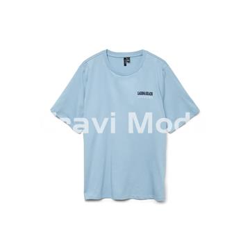 CAMISETA AZUL OVERSIZE - Imagen 1