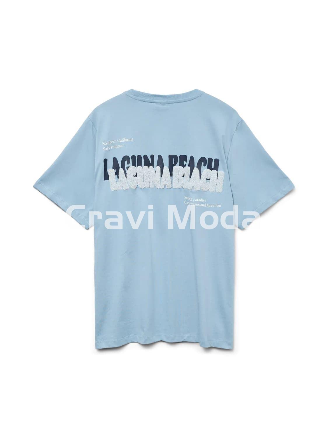 CAMISETA AZUL OVERSIZE - Imagen 2