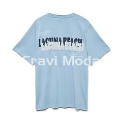 CAMISETA AZUL OVERSIZE - Imagen 2