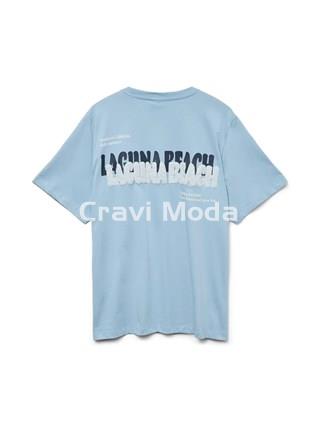 CAMISETA AZUL OVERSIZE - Imagen 2