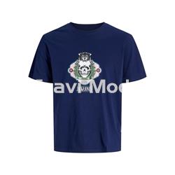 CAMISETA AZULON CALAVERA - Imagen 1