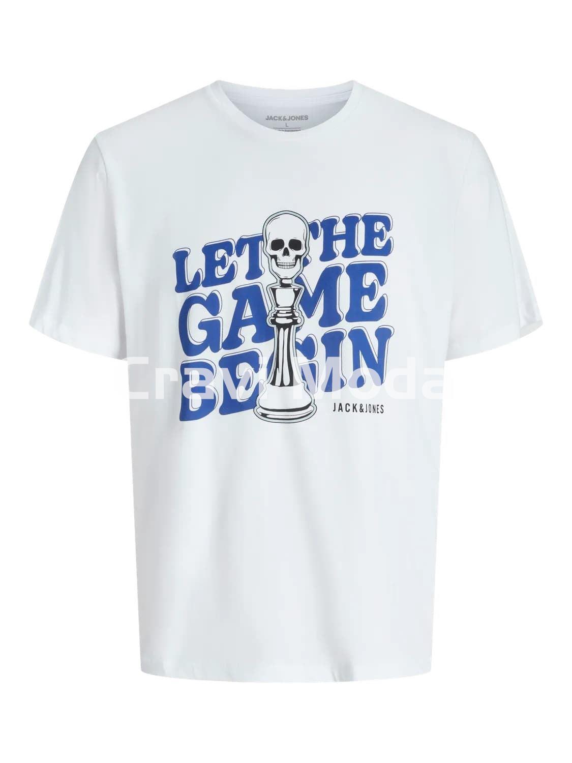 CAMISETA BLANCA CALAVERA - Imagen 1