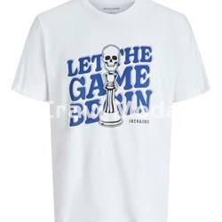 CAMISETA BLANCA CALAVERA - Imagen 1